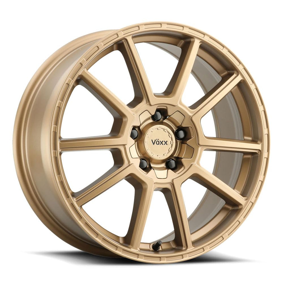 Voxx MONTE Custom Wheel - 15x7, 15 Offset, 5x114.3 Bolt Pattern, 73.1mm Hub - Bronze Rim