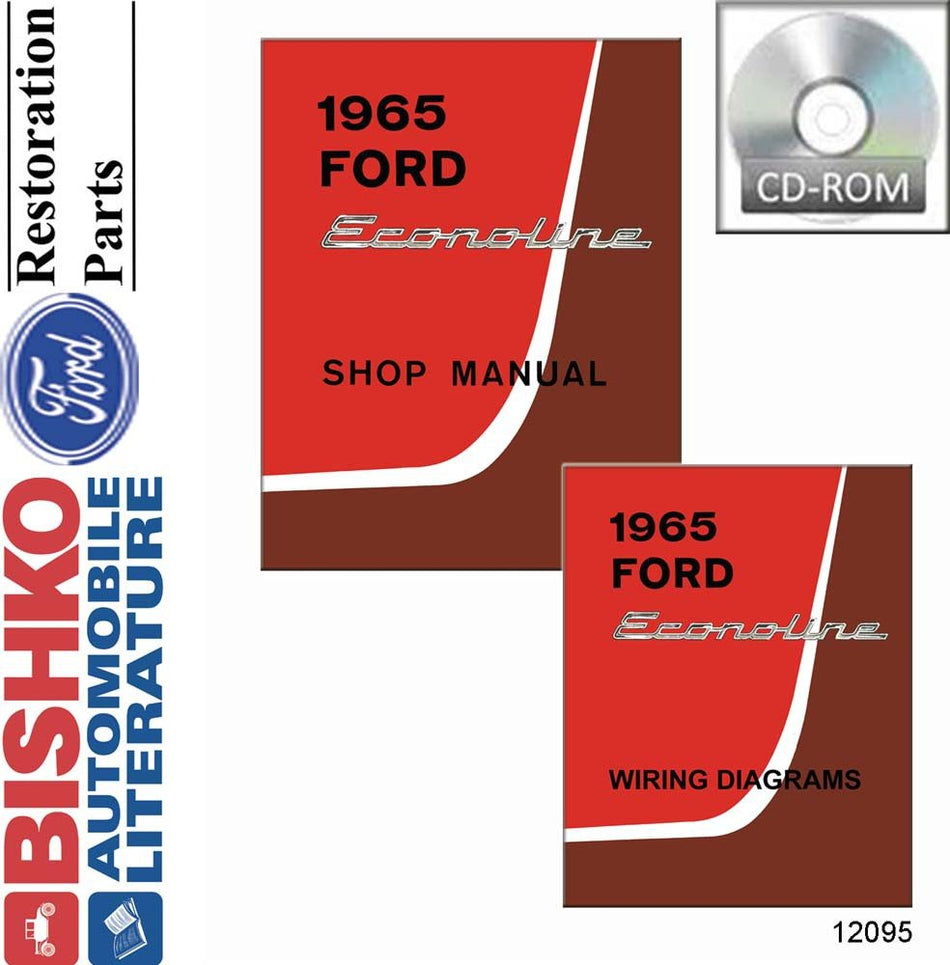 bishko automotive literature - Shop Service Repair Manual CD Engine Drivetrain Electrical for The 1965 Ford Econoline
