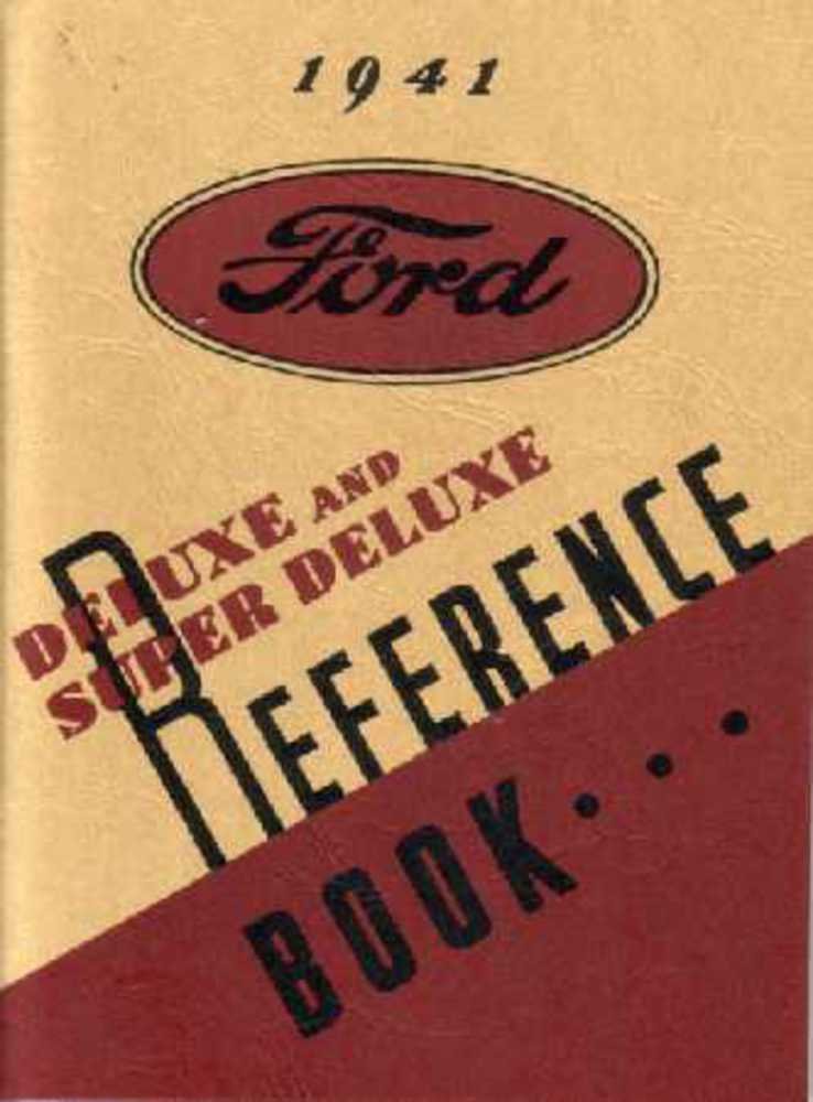 bishko automotive literature 1941 Ford V-8 V8 Owners Manual User Guide Reference Operator Book Fuses Fluids