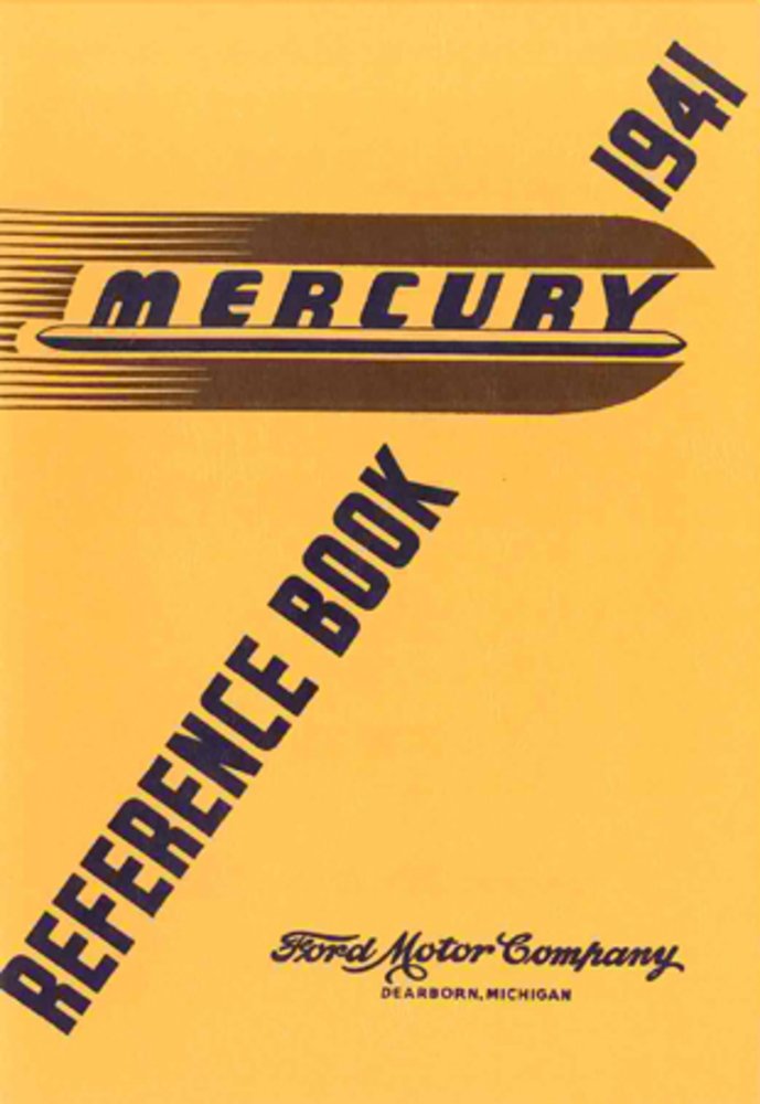 bishko automotive literature 1941 Mercury Owners Manual User Guide Reference Operator Book Fuses Fluids