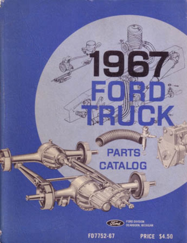 bishko automotive literature 1967 Ford Truck Part Numbers Book List Catalog Interchange Drawings