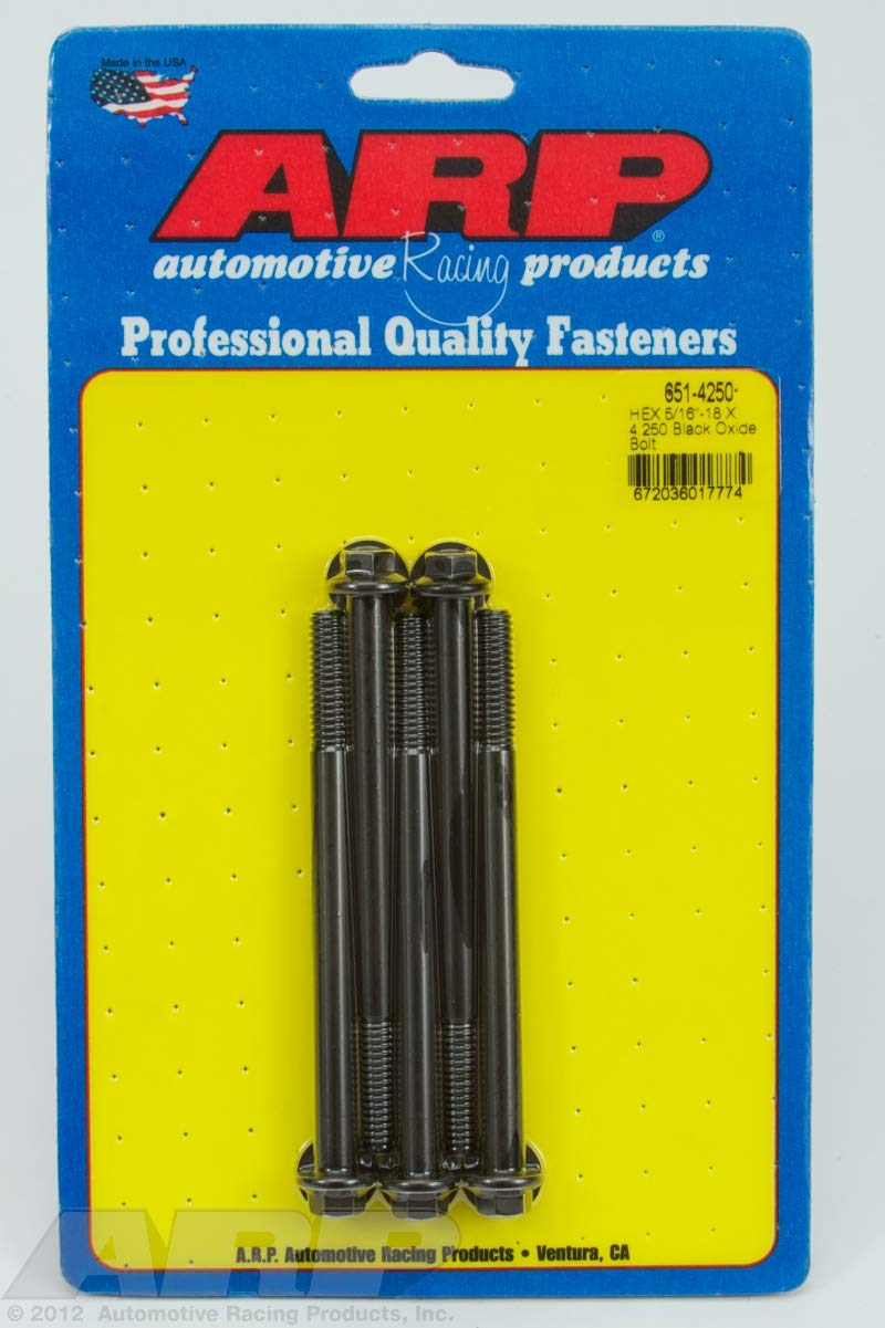 ARP (651-4250) Hex Oxide Bolt, Black