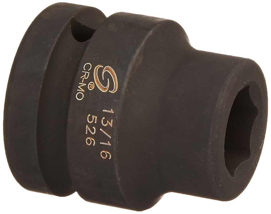 Sunex 0526 1-Inch Drive 13/16-Inch Impact Socket
