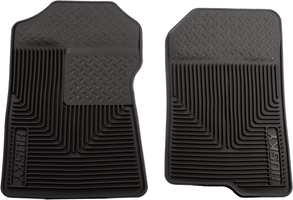 Husky Liners - Heavy Duty Front Floor Mats | 1997 - 2004 Ford F-150 SuperCab/Standard , Black | 51021 Medium