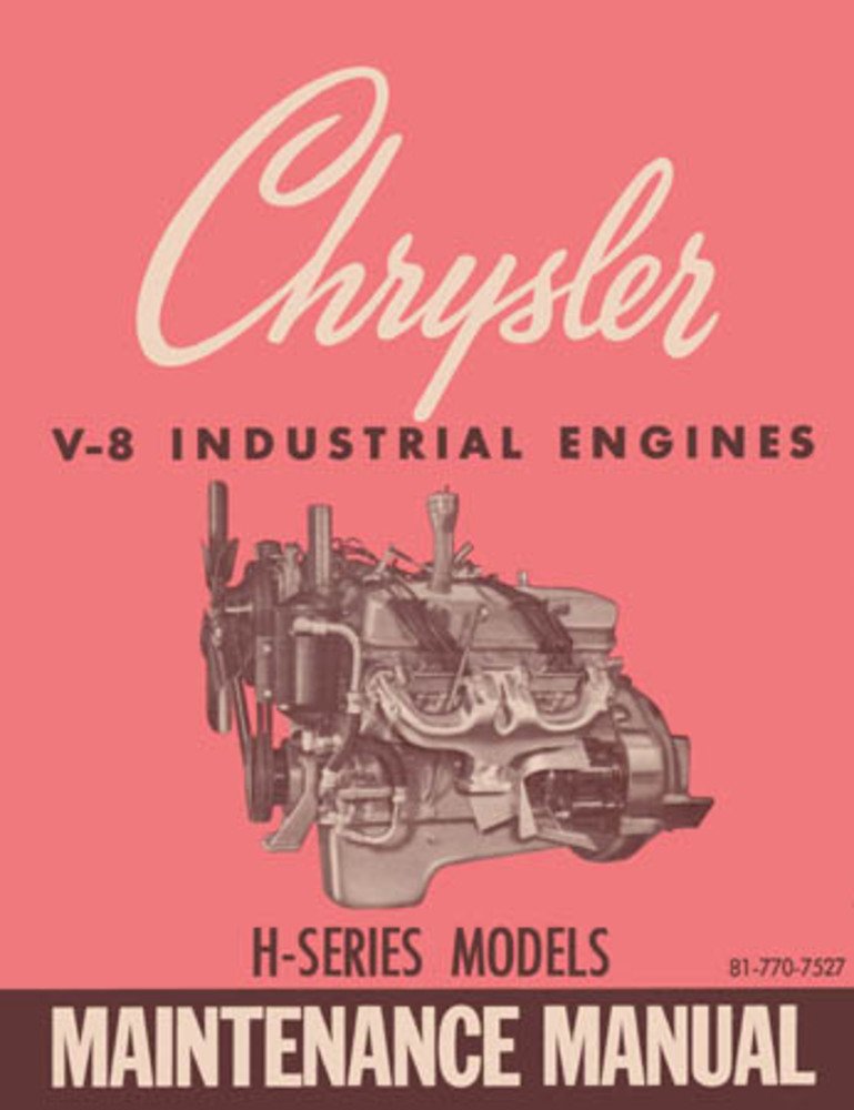 bishko automotive literature 1963 Chrysler V-8 Engines H-Series Shop Service Repair Manual Book Engine Wiring