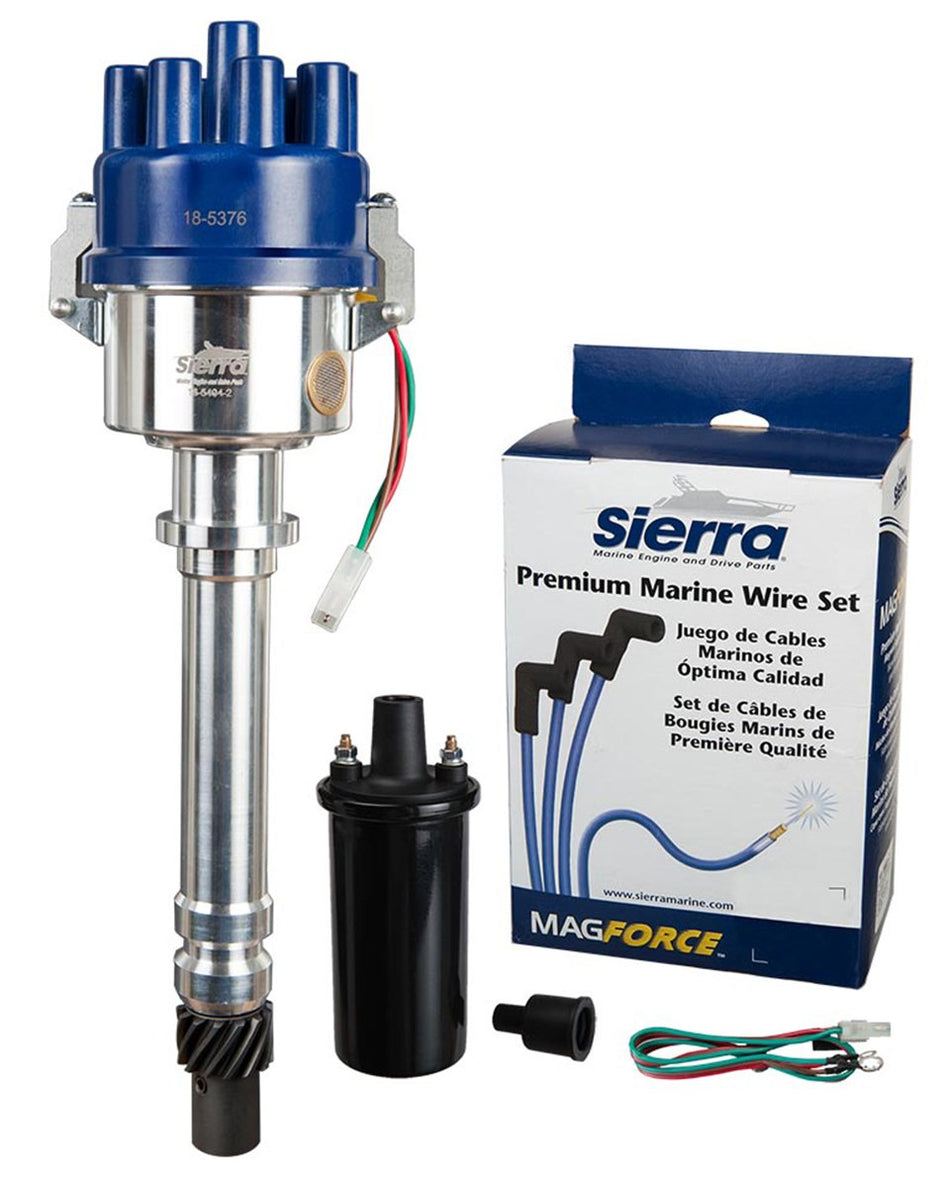 Sierra International 18-5520 V-8 Sierra International Electronic Distributor Conversion Kit for Delco EST Distributors