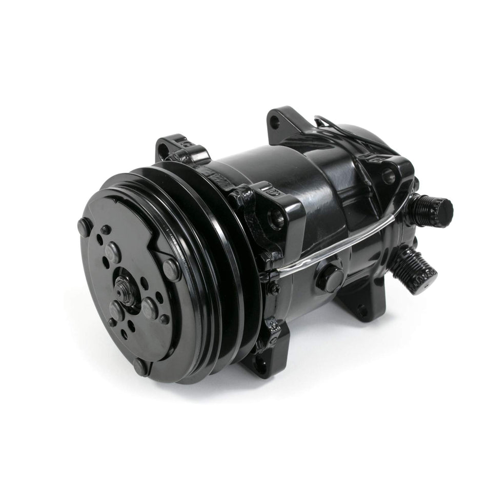 TSP Black Sanden 508 Style V-Belt A/C Compressor HC5001BK
