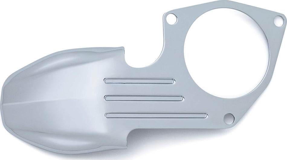 Kuryakyn 9845 Motorcycle Accent Accessory: Bantam Throttle Servo Motor Cover for 2008-17 Harley-Davidson Motorcycles with Kuryakyn or Crusher Air Cleaners, Chrome