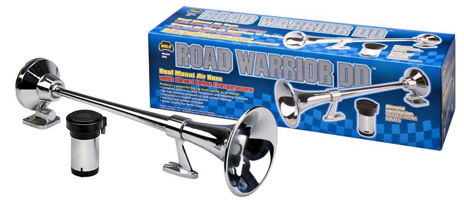 Wolo (845) Road Warrior DD Roof mount Truck Air Horn - 12 Volt