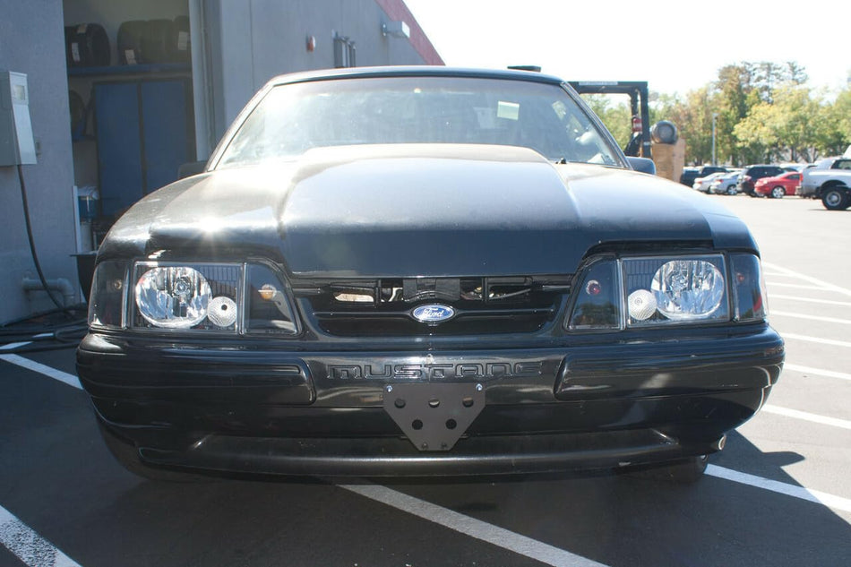 STO N SHO Front License Plate Bracket Compatible with 1987-1993 Ford Mustang LX (SNS57)