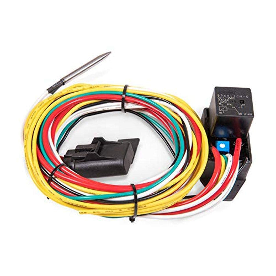 Compact Adjustable Electric Fan Controller and Relay Kit with Push-In Probe