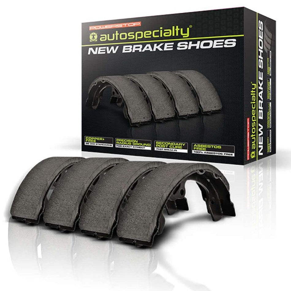Power Stop B141 Front/Rear Autospecialty Brake Shoes For Fleetline, Fleetmaster, Special Deluxe, Truck 1942-1950/Bel, Fleetline, Fleetmaster, Special Deluxe [Model Specific]