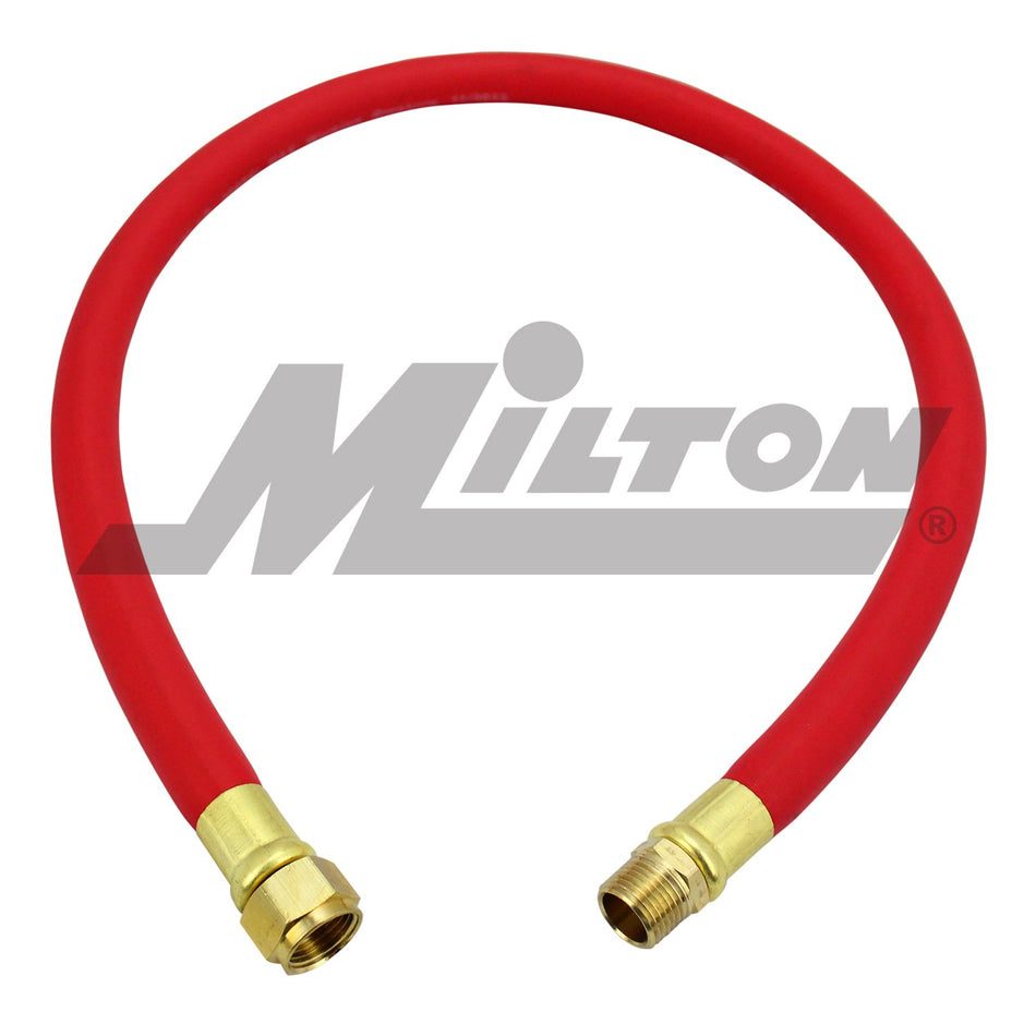 Milton 2780-3LH x 3' Leader Hose, 1/2" NPT, 0