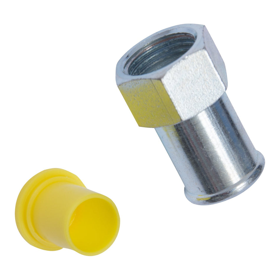 Edelmann 39853 Power Steering Line End Fitting/Hose Connector - 5/8" Straight