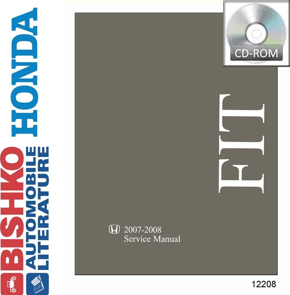 bishko automotive literature - Shop Service Repair Manual CD Engine Drivetrain Electrical for The 2007 2008 Honda Fit