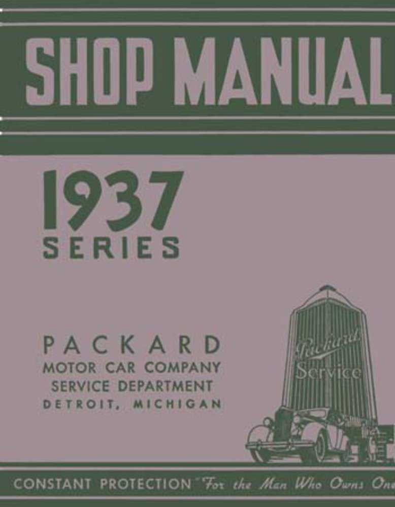bishko automotive literature 1937 Packard Shop Service Repair Manual Book Engine Drivetrain Electrical OEM