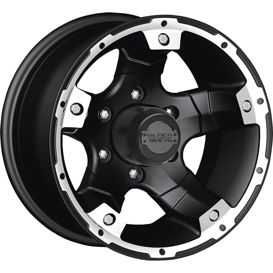 Black Rock 900B VIPER ALLOY Wheel with Matte Machined Accents (0 x 8. inches /5 x 120 mm, -19 mm Offset)