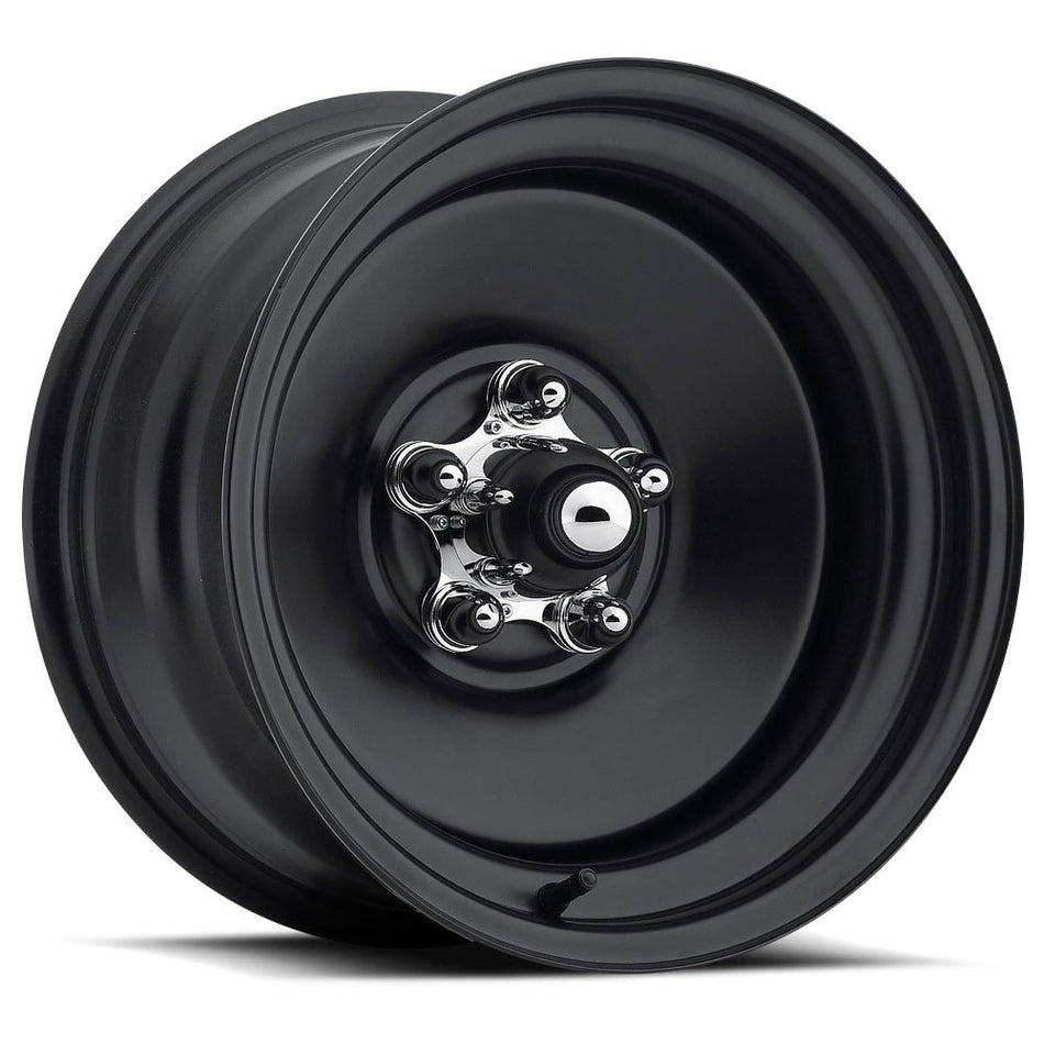 U.S. Wheel 68-5012 Matte Black Rat Rod Wheel (Series 68) Size: 15 x 10