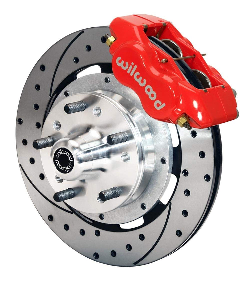 FDLI Front Kit,12.19, Drilled, Red