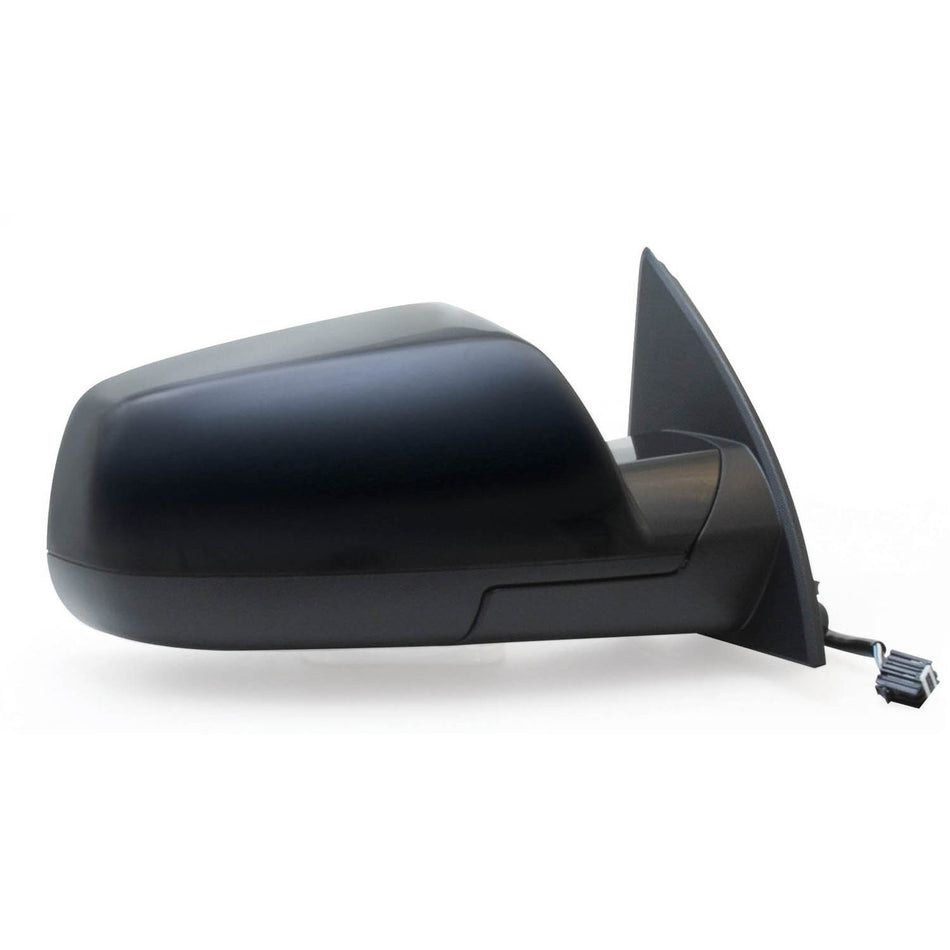 Fit System Passenger Side Mirror for Chevrolet Equinox, GMC Terrain, Black, PTM Cover, Foldaway, Heated Power