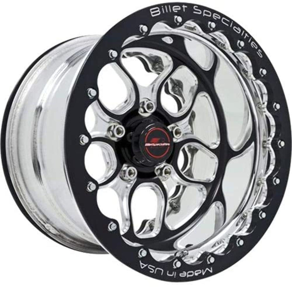 Billet Specialties BRDB25106550 Win Lite Double Beadlock Wheel Size: 15 x 10 Rea