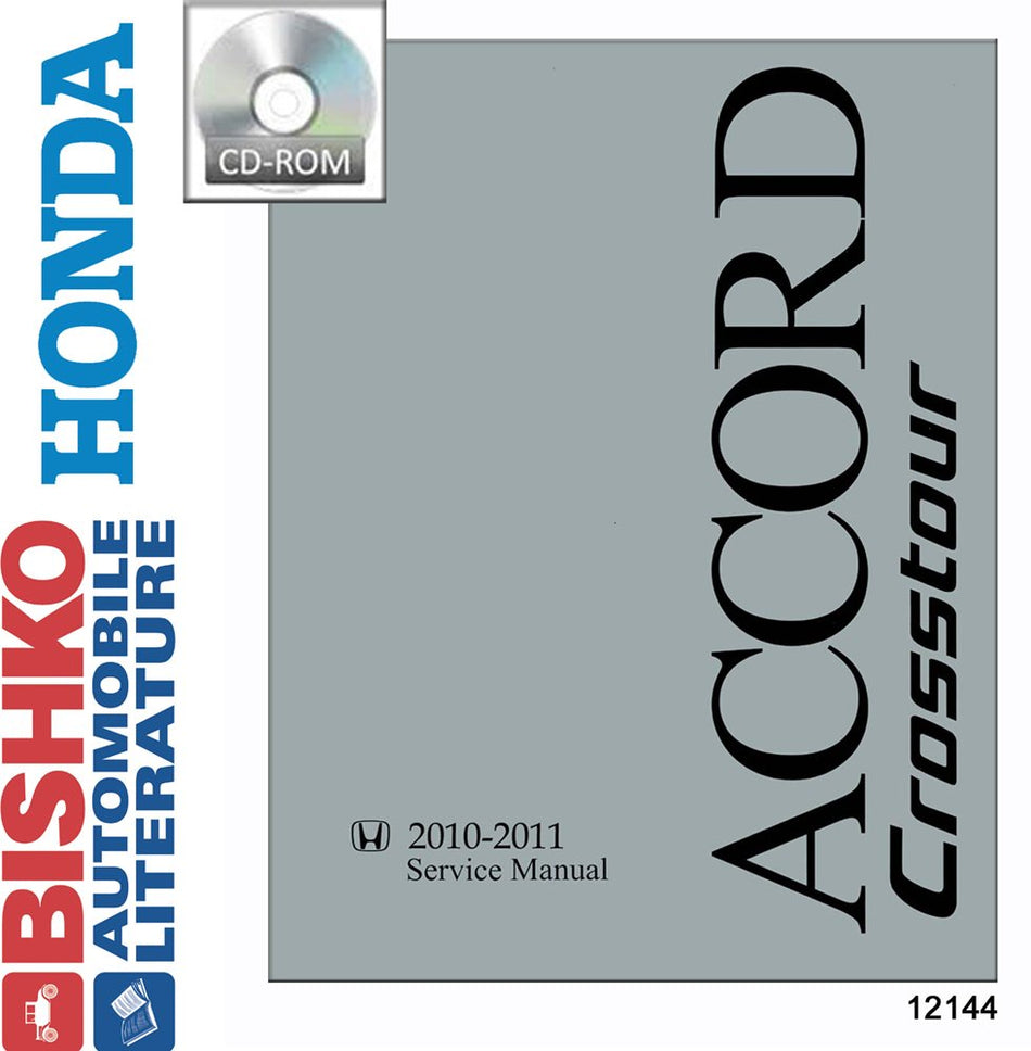 bishko automotive literature - Shop Service Repair Manual CD Engine OEM for The 2010 2011 Honda Accord Crosstour