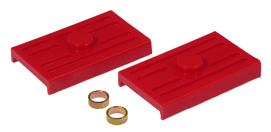 Prothane 7-1702 Red Rear Lower Multi Leaf Spring Pad Kit