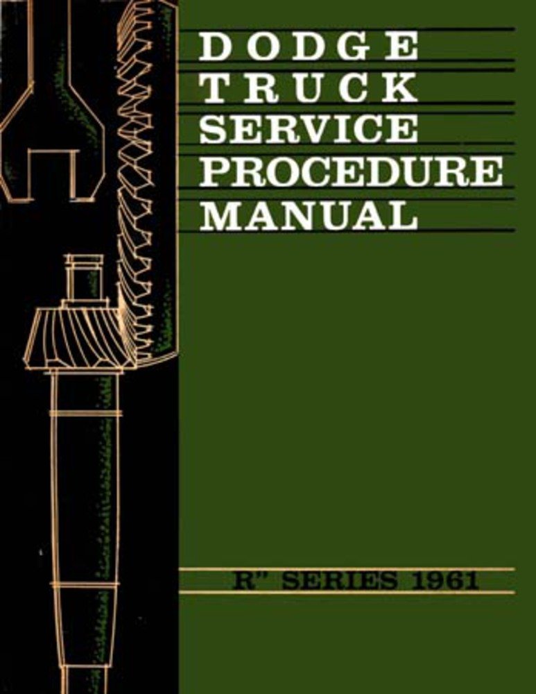 bishko automotive literature 1961 Dodge Pickup Truck Shop Service Repair Manual Book Engine Drivetrain Wiring