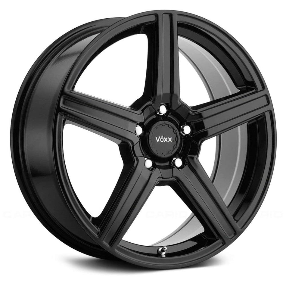 Voxx COMO Custom Wheel - 20x8.5, 20 Offset, 5x120.65 Bolt Pattern, 74.1mm Hub - Gloss Black Rim