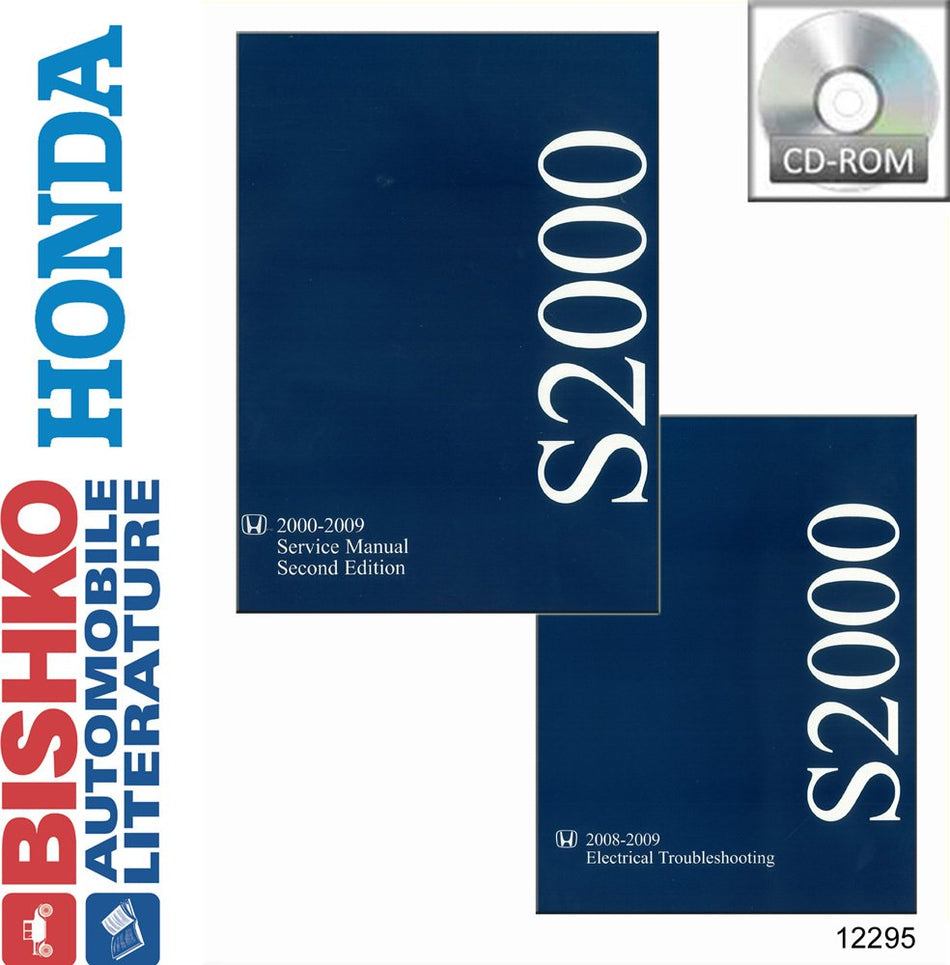 bishko automotive literature - Shop Service Repair Manual CD Engine Wiring for The 2000 2002 2005 2007 2009 Honda S2000