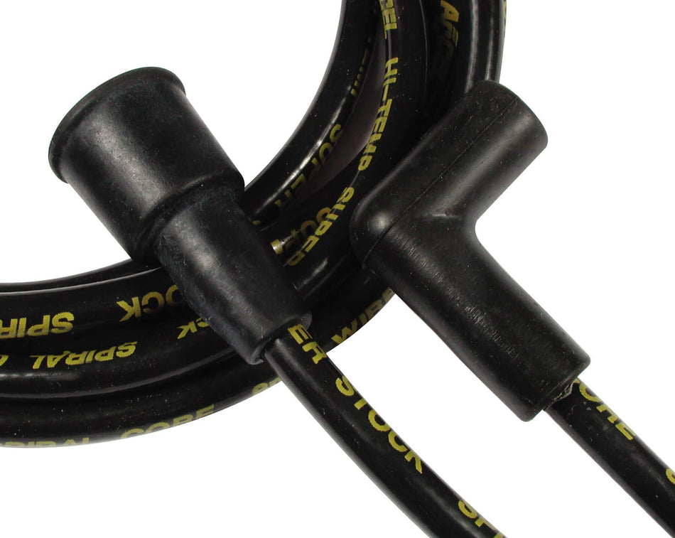 ACCEL 5044K Spark Plug Wires - 8mm Super Stock Spiral CUST BK