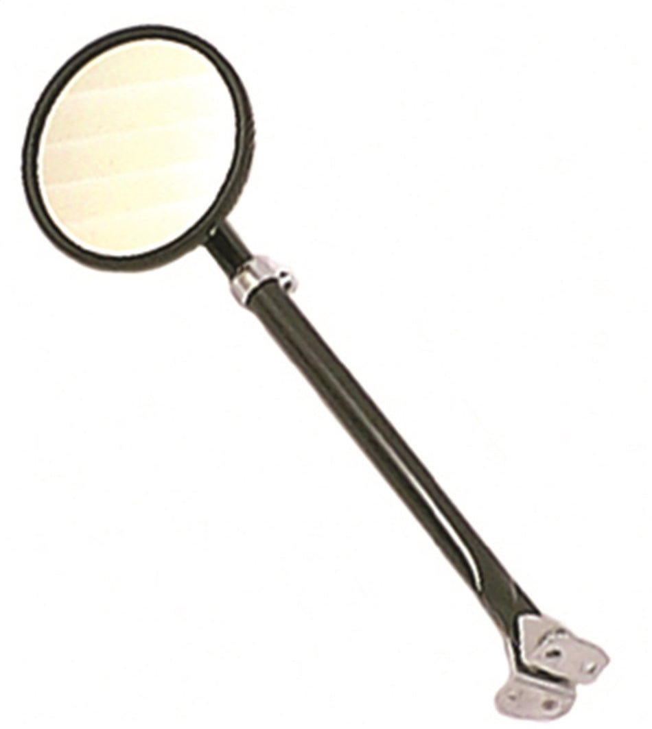 Omix-Ada | 11001.01 | Door Mirror Kit, Arm/Bracket, Round, Black | OE Reference: 663642K | Fits 1941-1964 Fords / Willys / Jeeps