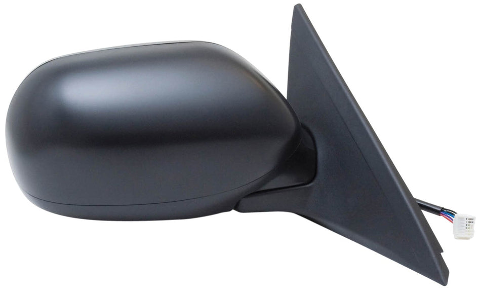 Fit System Passenger Side Mirror for Subaru Impreza, Impreza WRX, Black, PTM Cover, Foldaway, Power