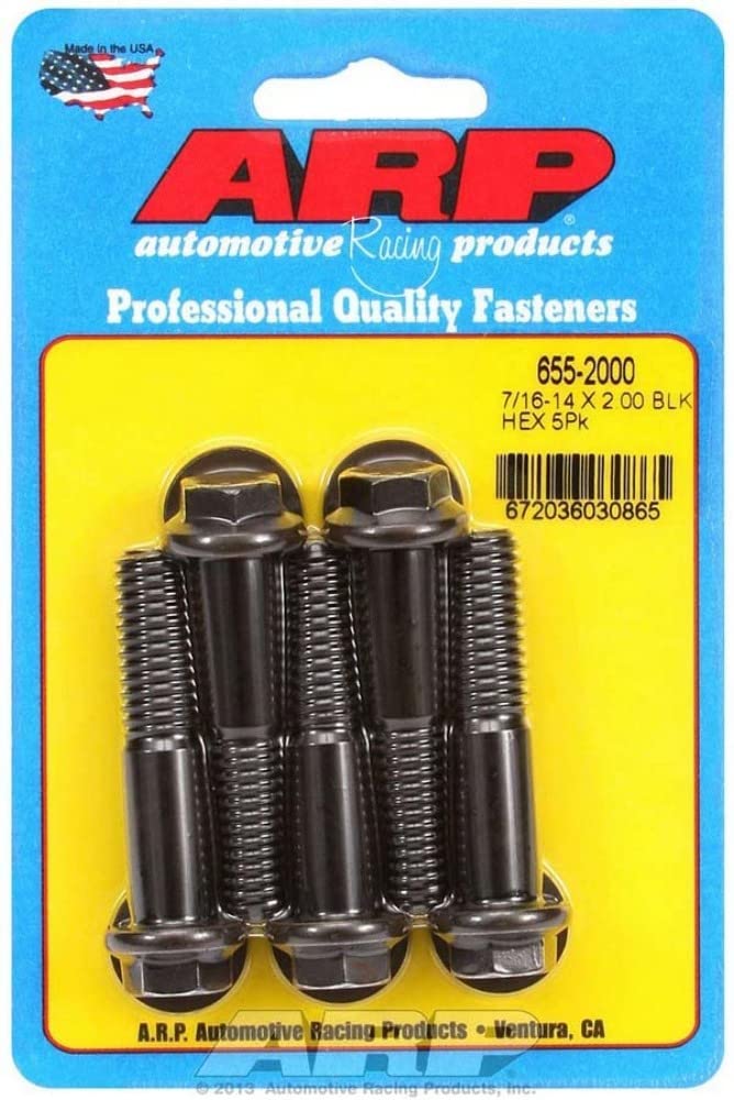 Autoracing Products 655-2000 Bolt Kit - 6pt. (5) 7/16-14 x 2.000