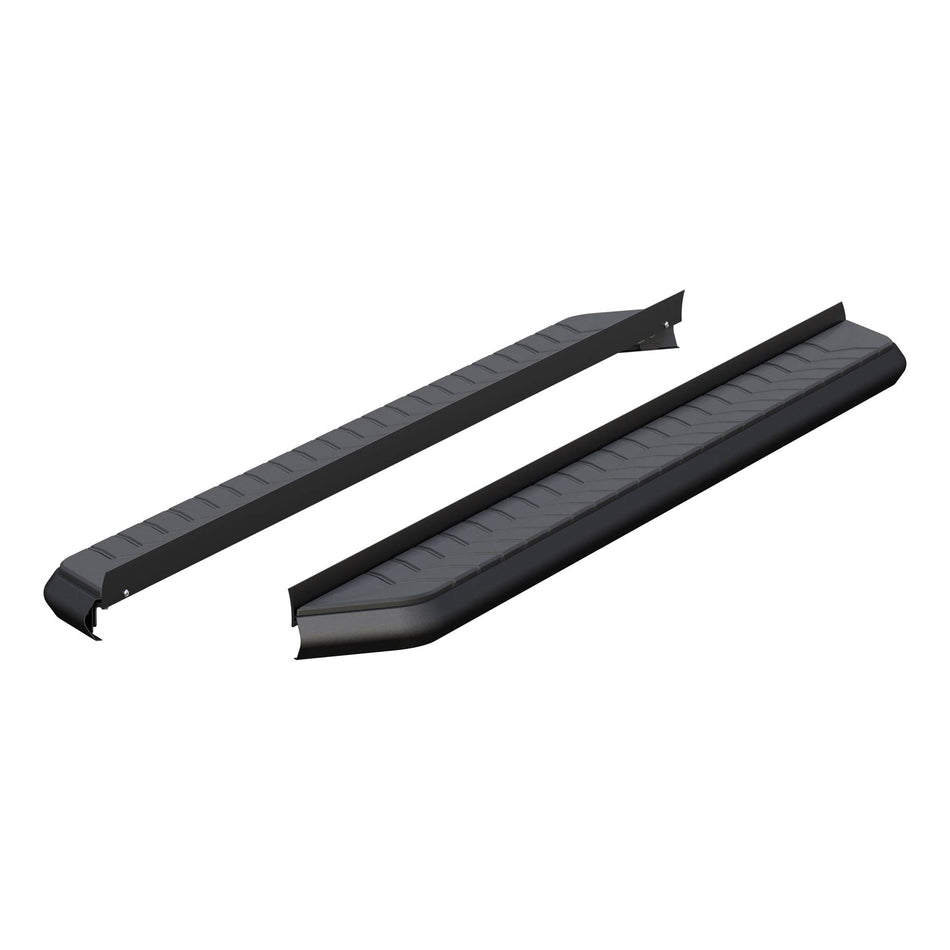 ARIES 2051976 AeroTread 76-Inch Black Stainless Steel SUV Running Boards, Brackets Sold Separately