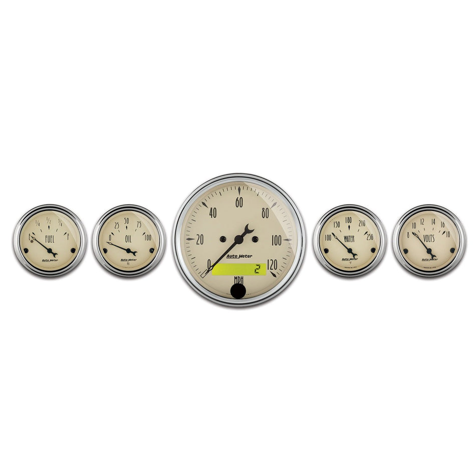 Auto Meter 1809 Antique Beige Street Rod Kit
