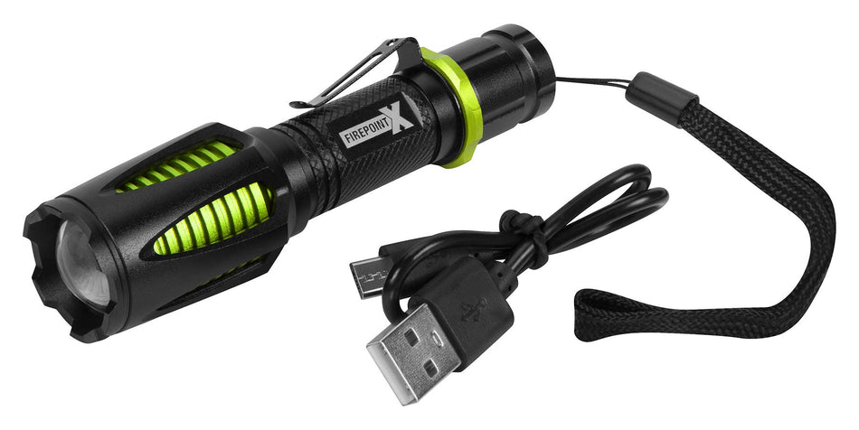 Performance Tool W2663 316 Lumen Firepoint X Li-Ion Flashlight With USB Charger