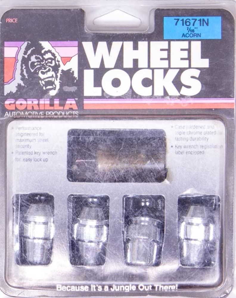 Gorilla Automotive 71671N Acorn Wheel Locks (7/16 Thread Size)