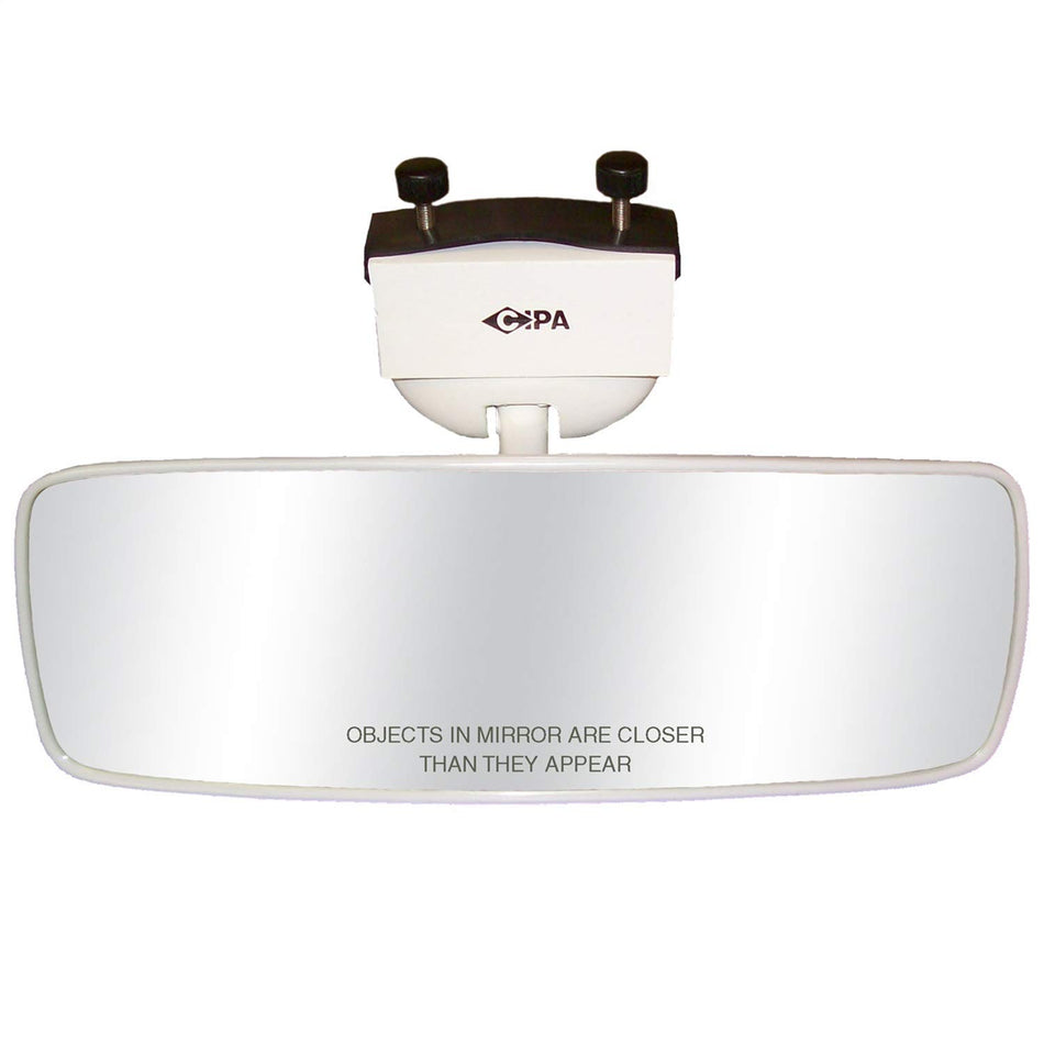 CIPA 11081 COMP II Marine Mirror (White), "11"" w x 4"" h"