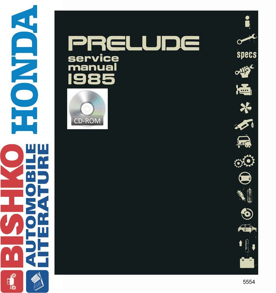 bishko automotive literature - Shop Service Repair Manual CD Engine Drivetrain Wiring OEM for The 1985 Honda Prelude
