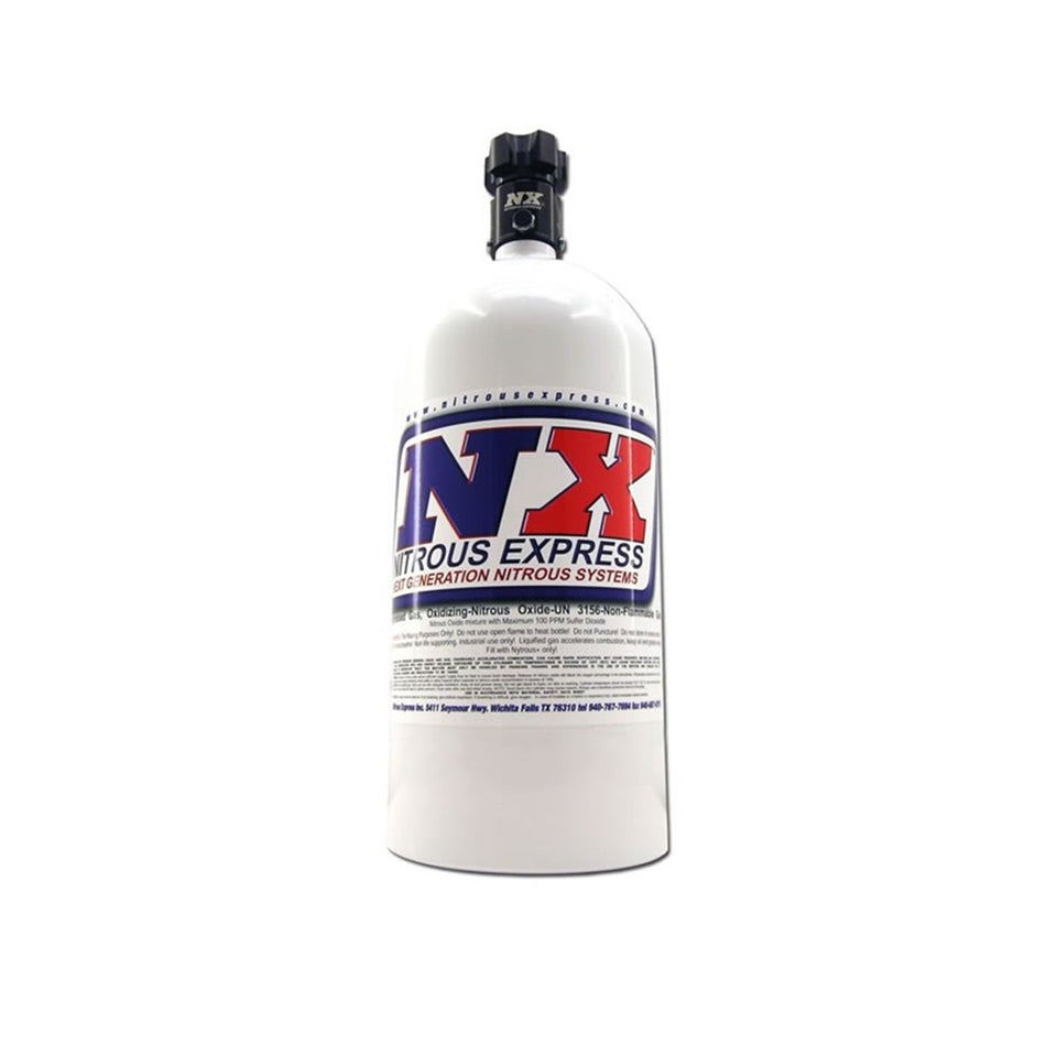 Nitrous Express 11055 Nitrous Bottle with Chrome Motorcycle Valve - 5 lbs.