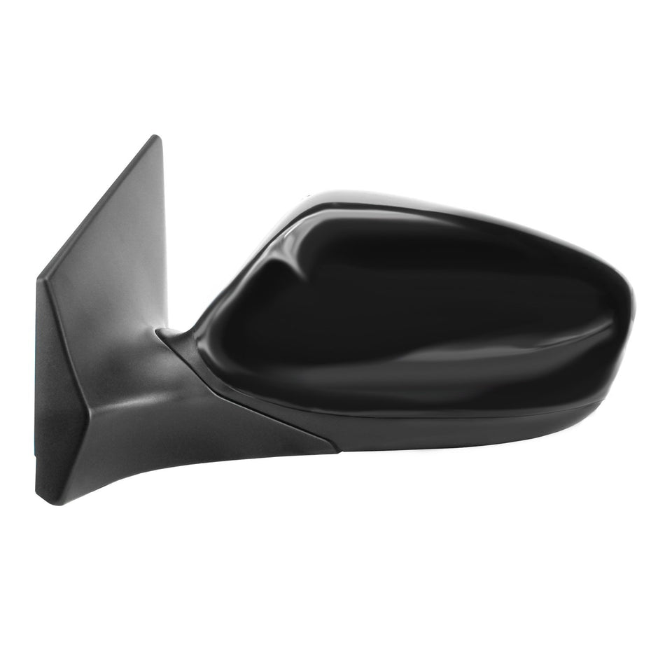 Fit System Driver Side Mirror for Hyundai Elantra Sedan, USA Built, Black PTM, w/o Turn Signal, Foldaway, Heated Power