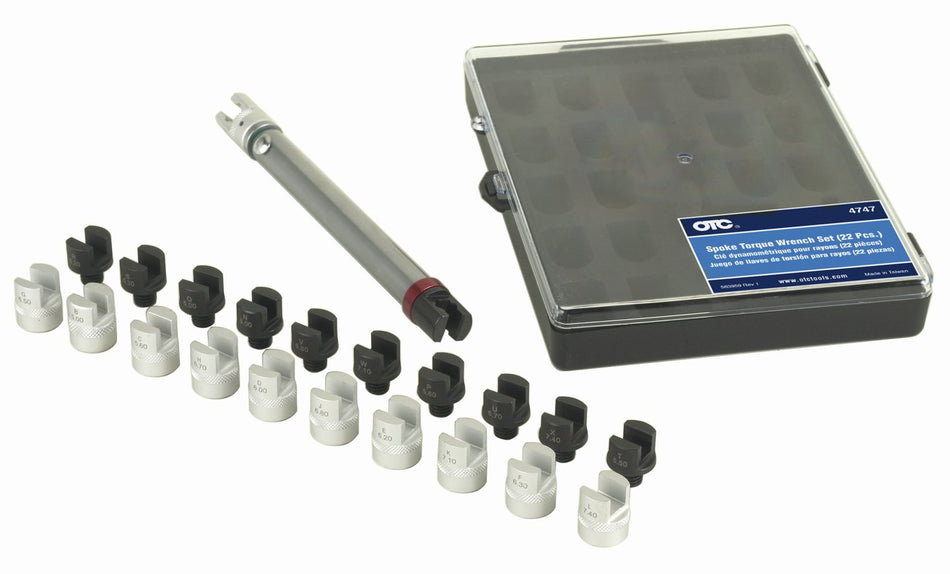 OTC 4747 22-Piece Spoke Torque Wrench Set