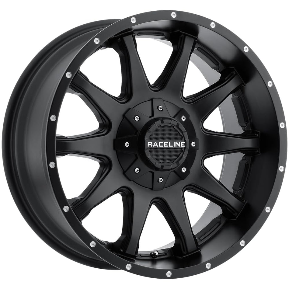 Raceline Wheels 930B SHIFT Satin Black Wheel (17 x 8. inches /5 x 110 mm, 35 mm Offset)