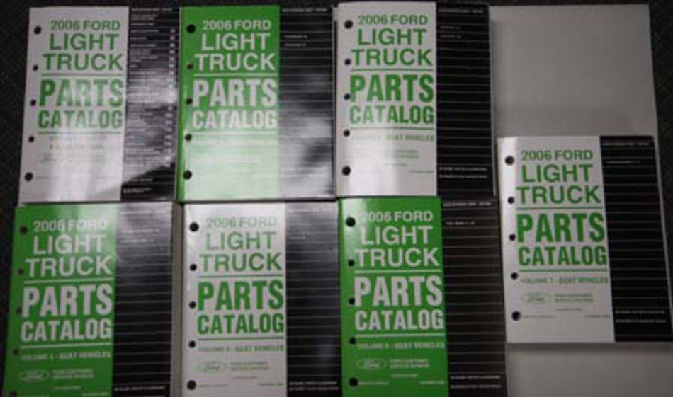 bishko automotive literature 1990 2004 2005 2006 Ford Truck Parts Numbers Book List CD Interchange Images