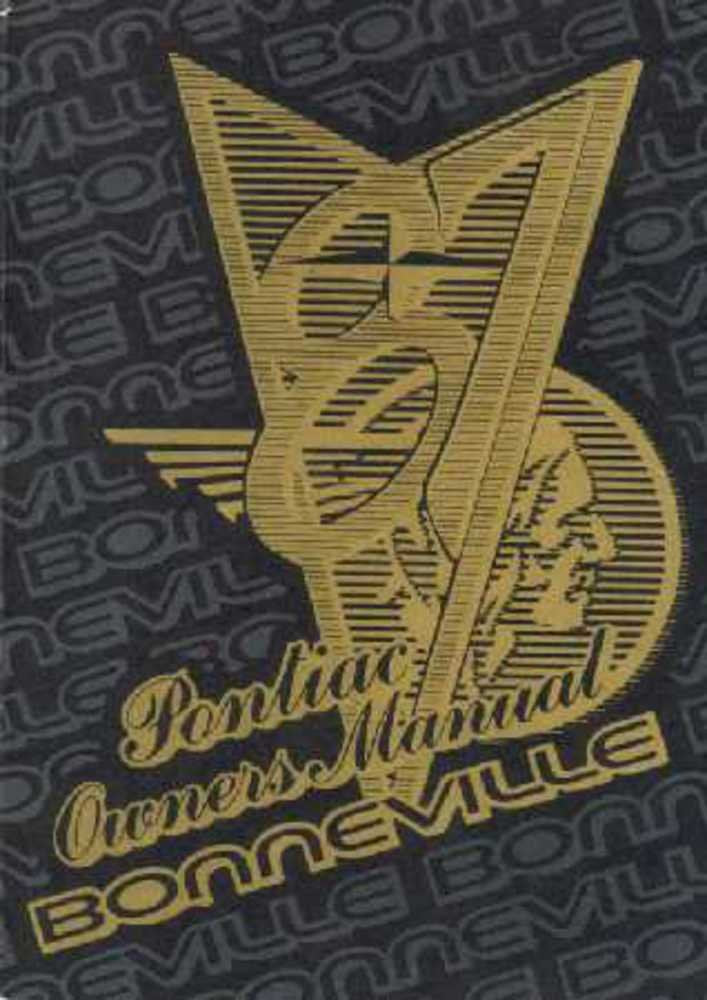 bishko automotive literature 1987 Pontiac Bonneville Owners Manual User Guide Reference Operator Book Fuses