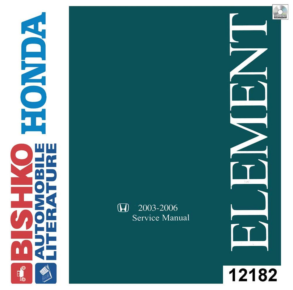 bishko automotive literature - Shop Service Repair Manual CD Engine OEM for The 2003 2004 2005 2006 Honda Element