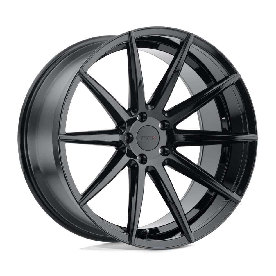TSW Wheels Clypse Gloss Black Wheel with Aluminum (20 x 8.5 inches /5 x 114 mm, 40 mm Offset)