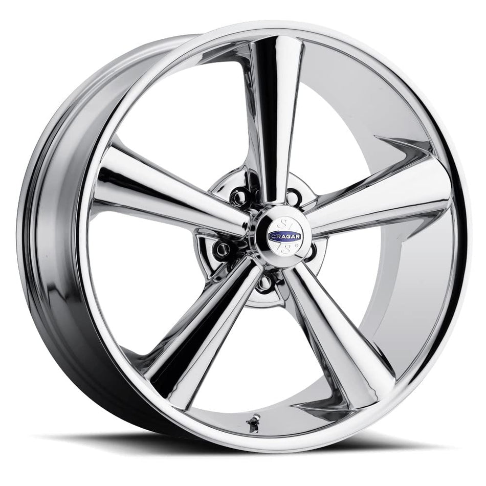 Cragar 614C0202070 Modern Muscle 614 Series Chrome Wheel Size: 20 x 10 Bolt Circ