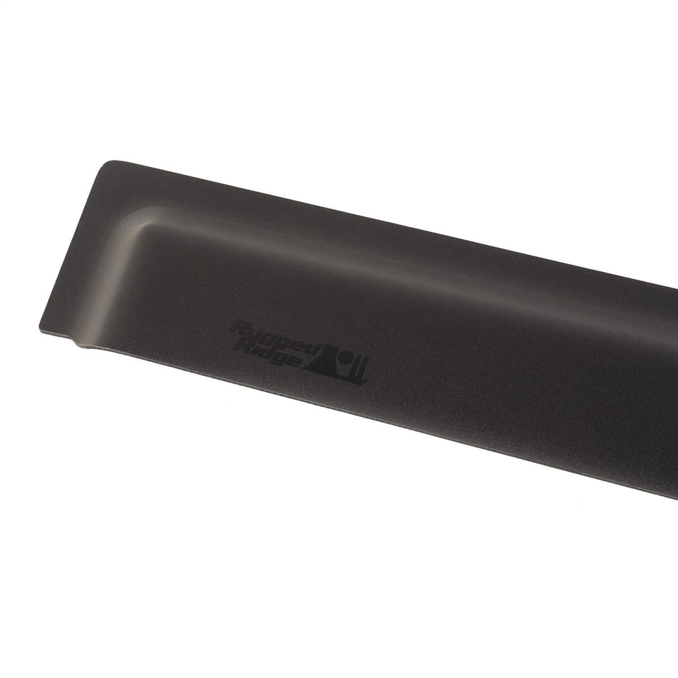 Rugged Ridge | Window Visors, Matte Black | 11349.16 | Fits 2018-2024 Jeep Wrangler JL 2-Door